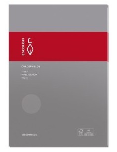 CUADERNILLO ESCOLOFI Fº 90gr. CUAD.4x4 - Pack de 10 unidades